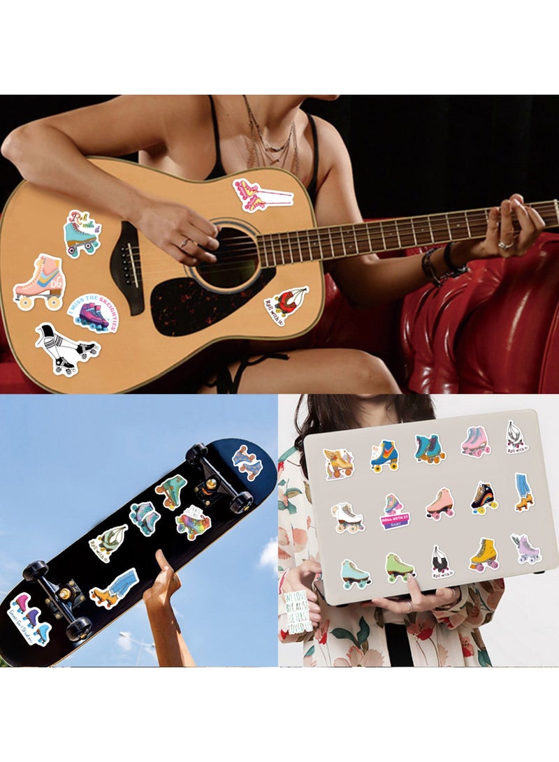 قوس قزح أورينبو 60 قطعة من ملصقات التزلج على الجليد الملونة الرائعة المقاومة للماء للأطفال ملصقات فينيل كرتونية جميلة وممتعة لزجاجة المياه وأجهزة الكمبيوتر المحمولة ووسادة الأمتعة - Image 5