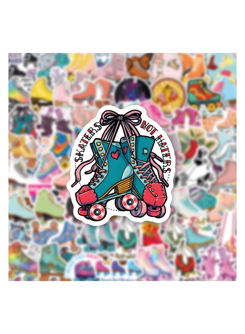 قوس قزح أورينبو 60 قطعة من ملصقات التزلج على الجليد الملونة الرائعة المقاومة للماء للأطفال ملصقات فينيل كرتونية جميلة وممتعة لزجاجة المياه وأجهزة الكمبيوتر المحمولة ووسادة الأمتعة - Image 2