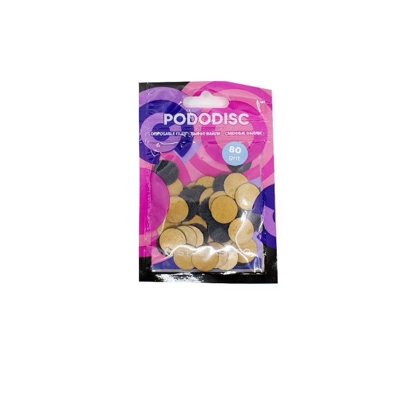 Refill Pads For Pedicure Disc Small 80 Grit (15 Mm) 1X50