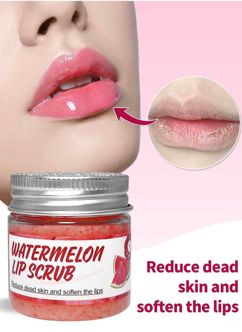 ماركة غير محددة Watermelon Lip Scrub 25g – Exfoliates, Softens  Moisturizes for Smooth, Hydrated Lips  - Image 1