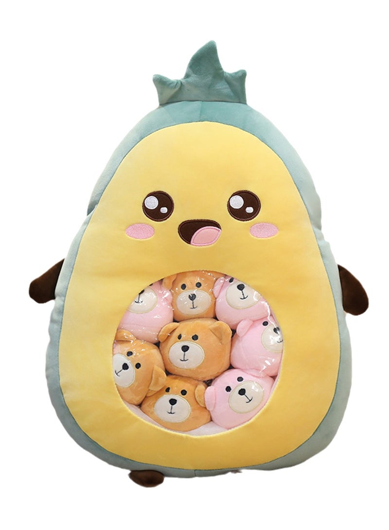 Creative round toys cute cartoon dolls a big bag of creative plush toys  - Image 1