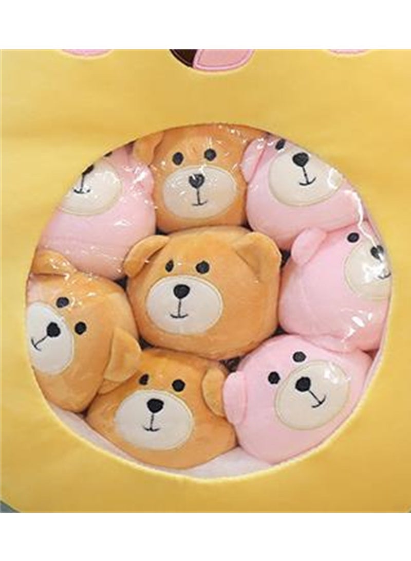 Creative round toys cute cartoon dolls a big bag of creative plush toys  - Image 3
