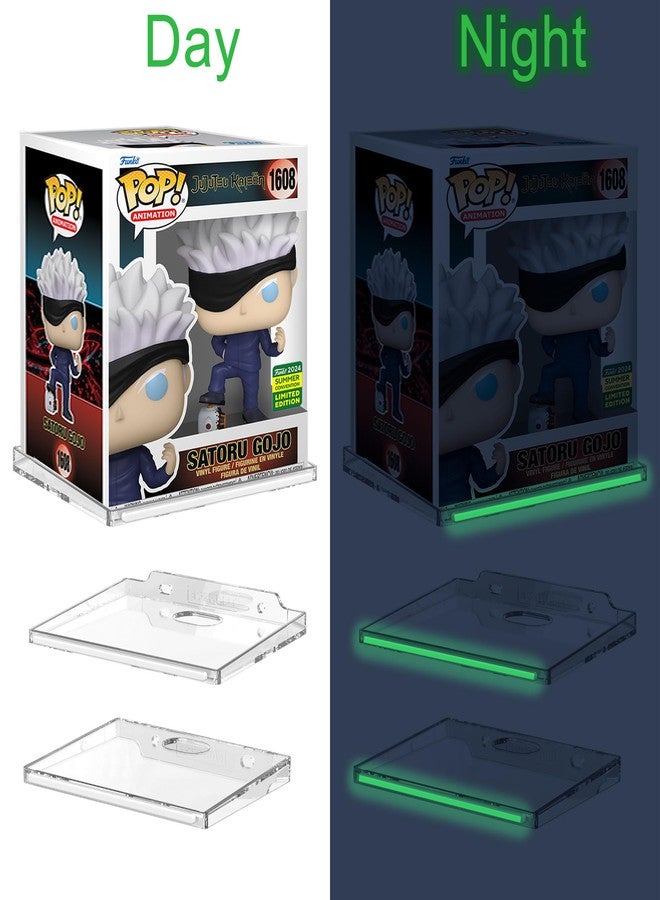 TERDEWE (12 Pack) Clear Floating Wall Shelf, Wall Floating Shelves for Funko Pop, Action Figures,Security Cameras, Baby Monitors, Speakers or Any Small Accessories. - Image 2