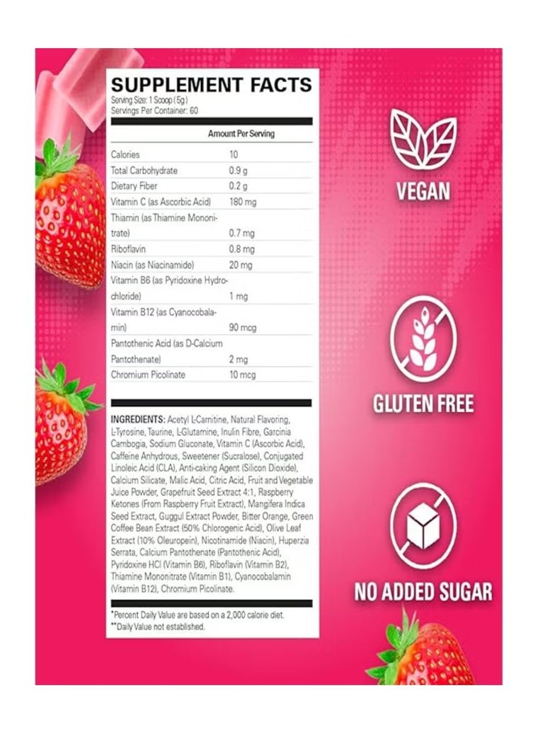 إي إتش بي لابس EHP Labs OxyShred مسحوق التمرين السابق - مسحوق التمرين السابق مع L Glutamine و Acetyl L Carnitine ، مشروب تعزيز الطاقة - Cosmic Blast ، 60 حصة - Image 3