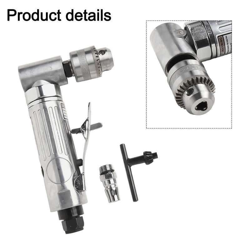 Right Angle Grinding Machine Pneumatic Tool 90 Degree Elbow 1 4 Inch High Speed Power Drill - Image 5