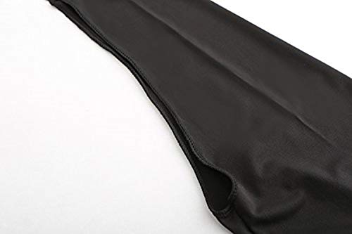 WoLover Women Cooling Shawl Arm Sleeve with Finger Hole, Comfortable & Breathable, Anti-UV, Ladies Sun Protection Cooler Shrug (Black) - Image 3