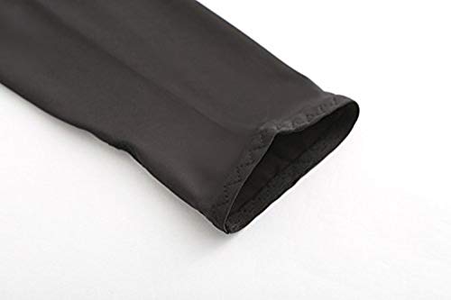 WoLover Women Cooling Shawl Arm Sleeve with Finger Hole, Comfortable & Breathable, Anti-UV, Ladies Sun Protection Cooler Shrug (Black) - Image 5