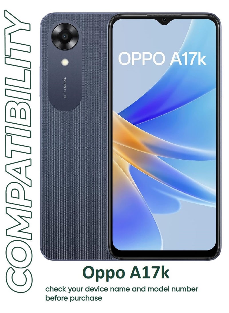 ACLIX Antistatic ESD Dustproof Premium Quality High Definition Tempered Glass Screen Protector Designed For Oppo A17k - Image 3