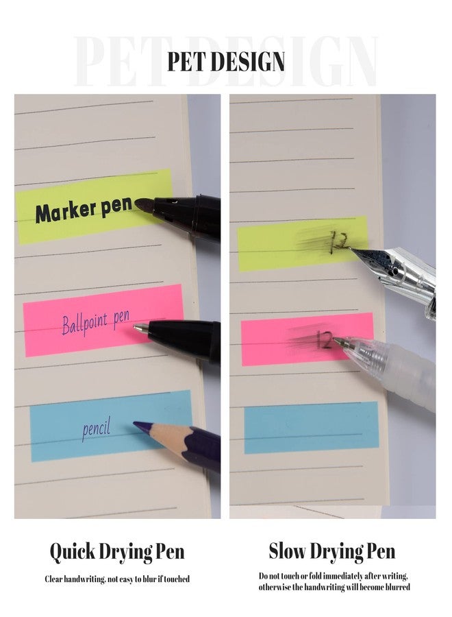 Golcellia 600 Pcs, Transparent Sticky Notes, Page Markers, Book Tabs, Sticky Note Tabs, Sticky Tabs, Page Tabs, Label Stickers, Pop Up Index Tabs, Tabs Flags Stickers - Image 3