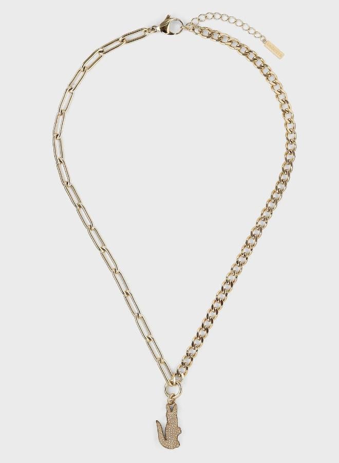 LACOSTE Crocodile Necklace - 2040145 - Image 3