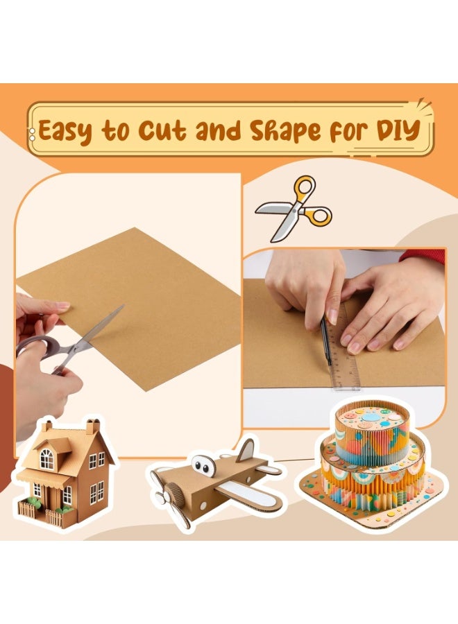 FAYET 25-Pack A3 Kraft Paper Cardstock , Double-Sided Blank Postcards & Note Sheets for Art, Crafts, Mailing and Printable Messages(42 × 29.7 cm) - Image 3