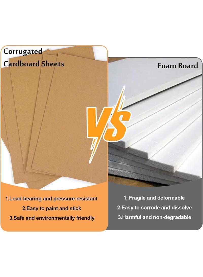 FAYET 25-Pack A3 Kraft Paper Cardstock , Double-Sided Blank Postcards & Note Sheets for Art, Crafts, Mailing and Printable Messages(42 × 29.7 cm) - Image 5