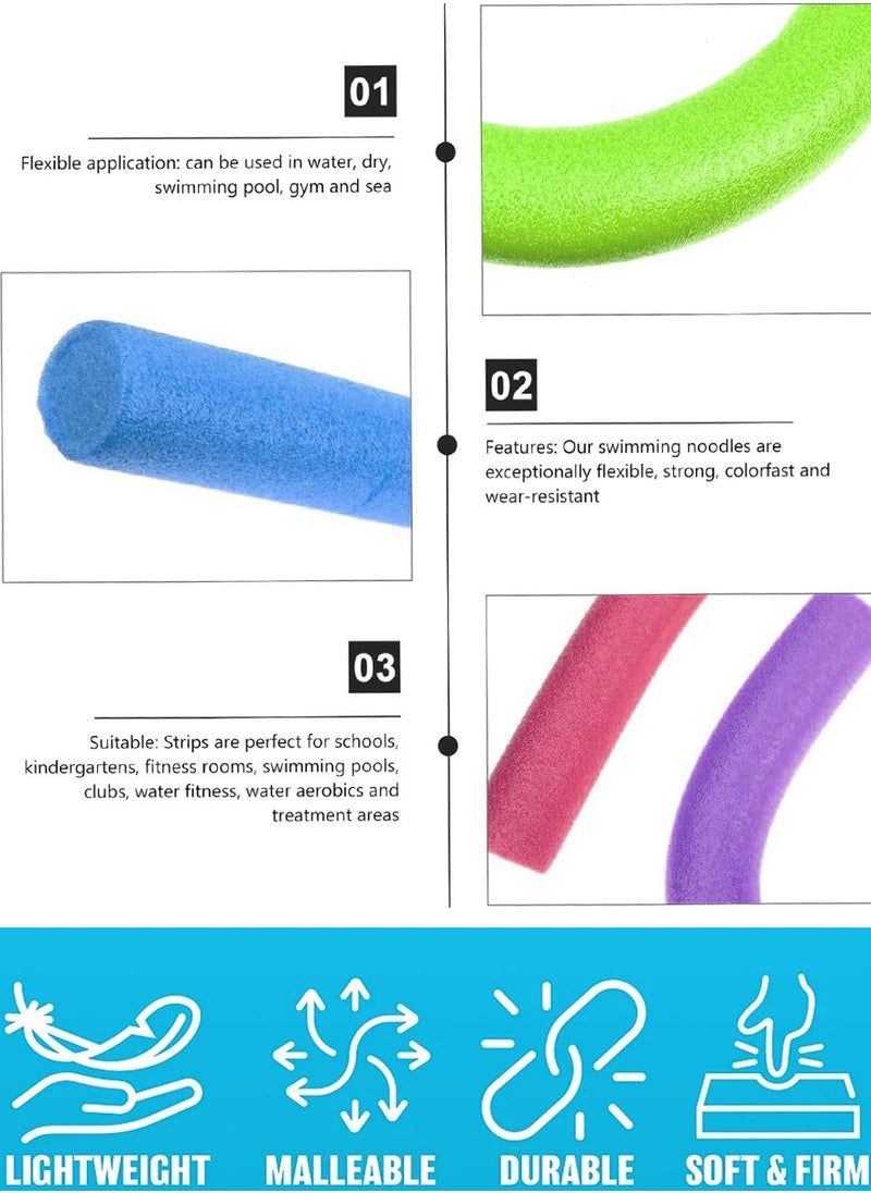 SPORT Foam Swim Noodles, Stay Afloat, Improve Technique, and Have Fun in the Water with Our Durable and Versatile Swim Aids Pool Floats  - Image 3