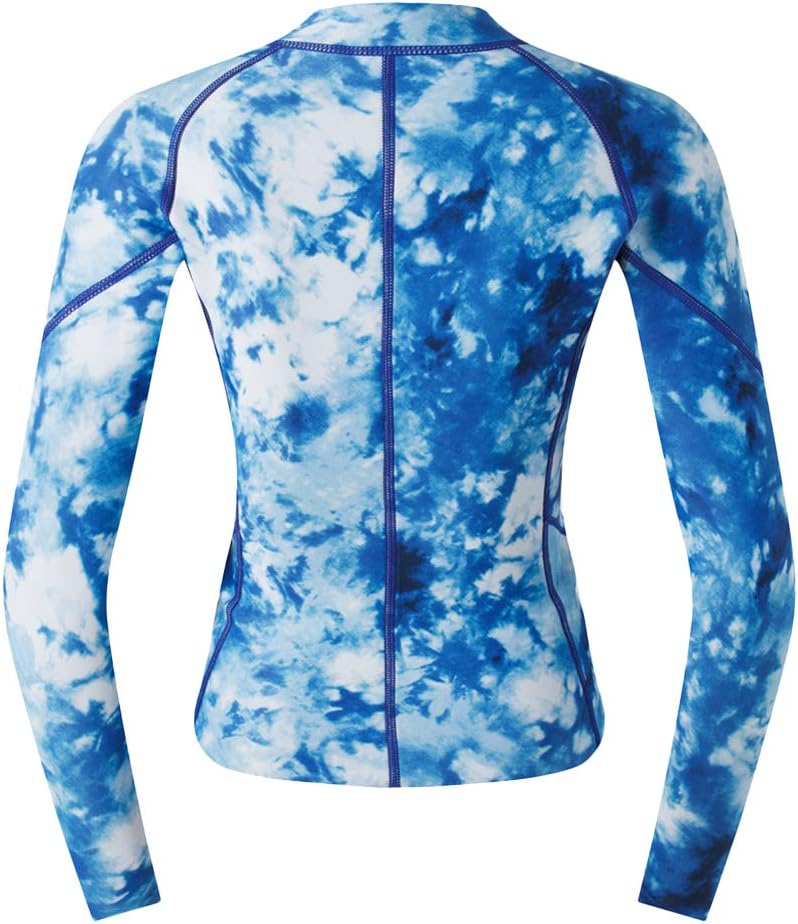 klarako Women's Ladies 2mm Wetsuits Jacket Long Sleeve Neoprene Wetsuit Top for Sea Kayaking Boadyboard Dinghy - Image 5