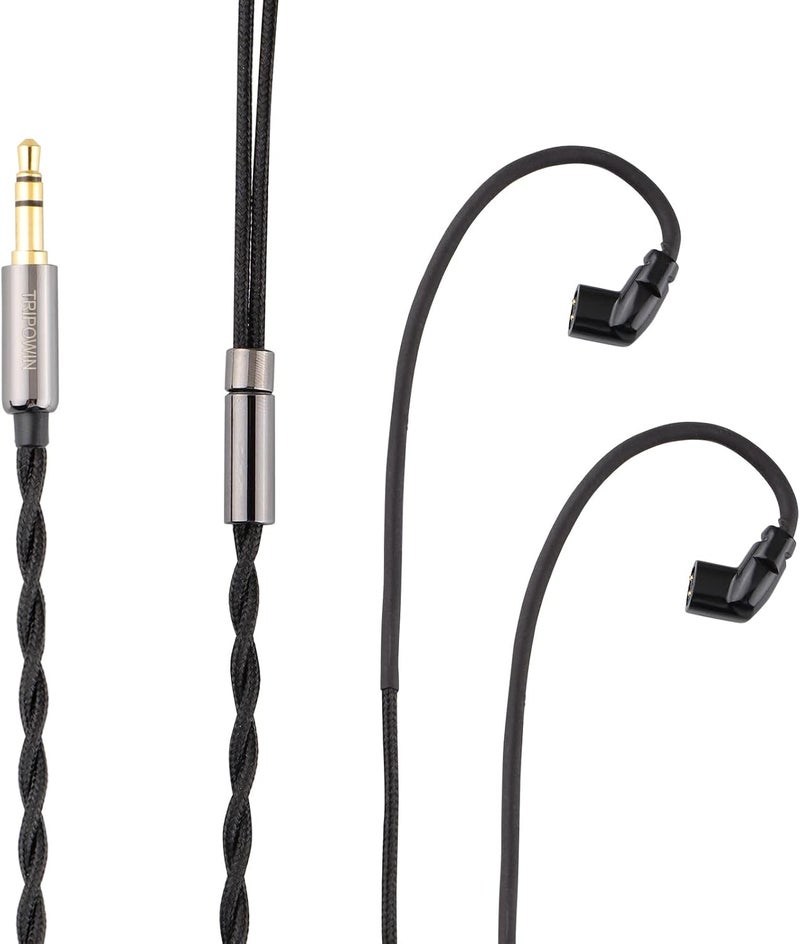 Linsoul Tripowin Zombur 4N High Purity OFC IEM Cable with Microphone, Cotton Yarn Outer Layer - Image 2