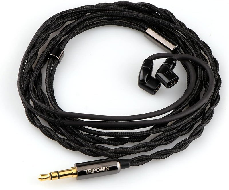 Linsoul Tripowin Zombur 4N High Purity OFC IEM Cable with Microphone, Cotton Yarn Outer Layer - Image 3