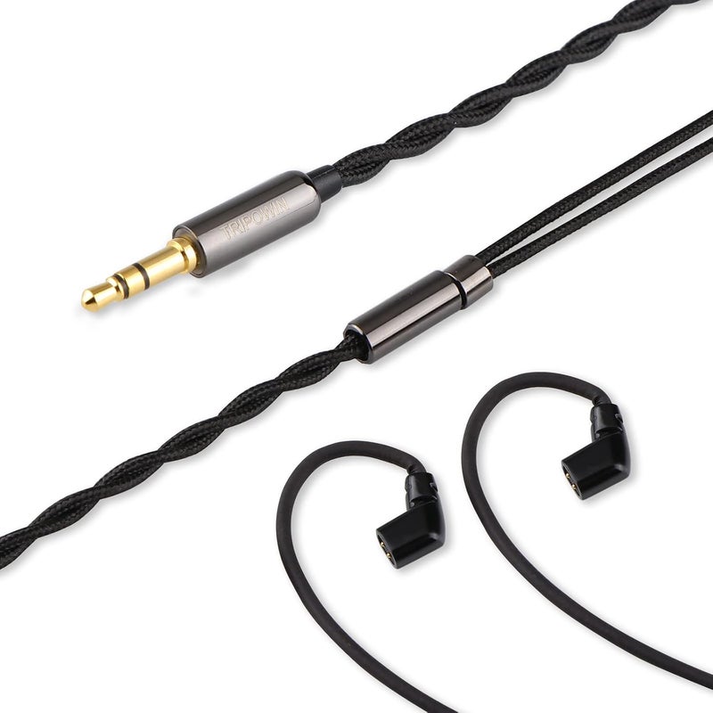 Linsoul Tripowin Zombur 4N High Purity OFC IEM Cable with Microphone, Cotton Yarn Outer Layer - Image 5