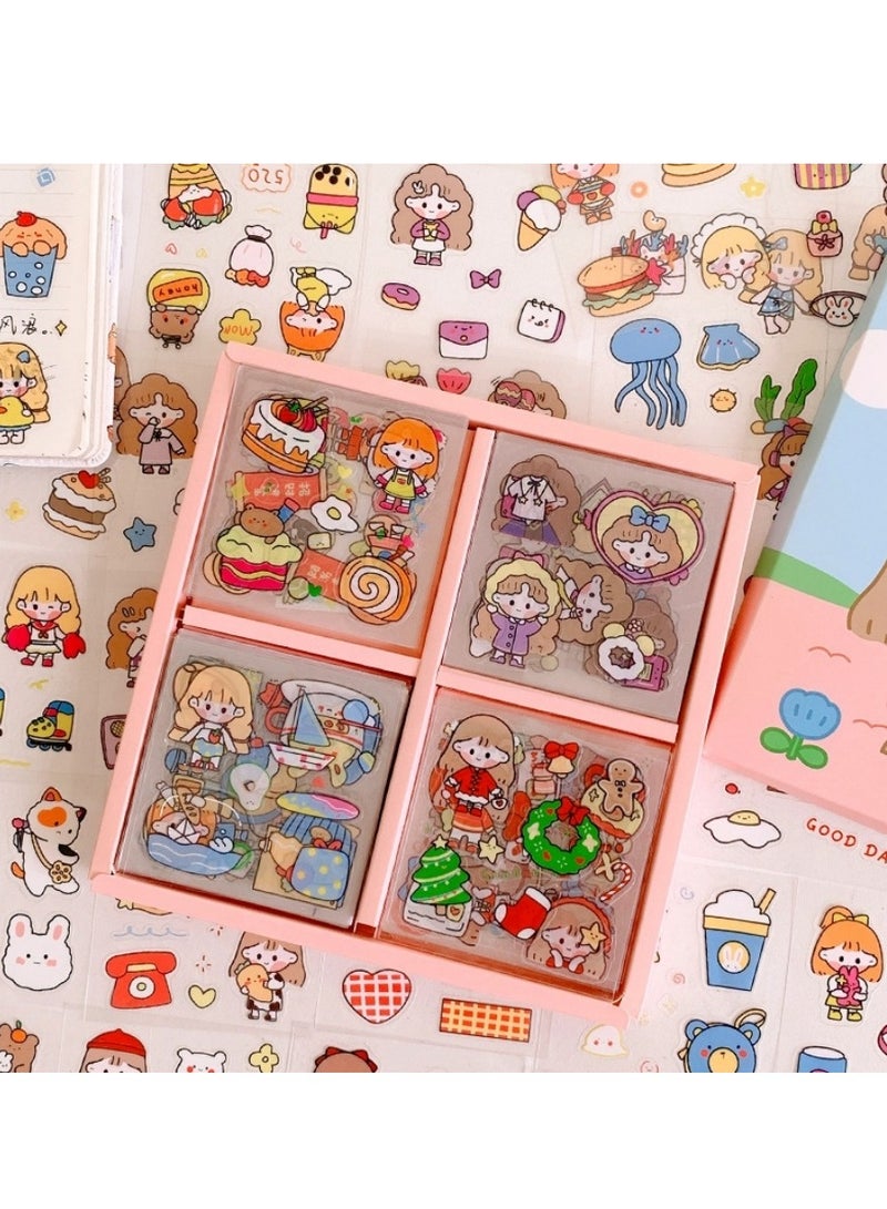 100-pieces Waterproof Kids Sticker For Mug Tea Cup and Diary, DIY Arts Crafts, Album, Planners, Calendars and Notebook  - Image 1