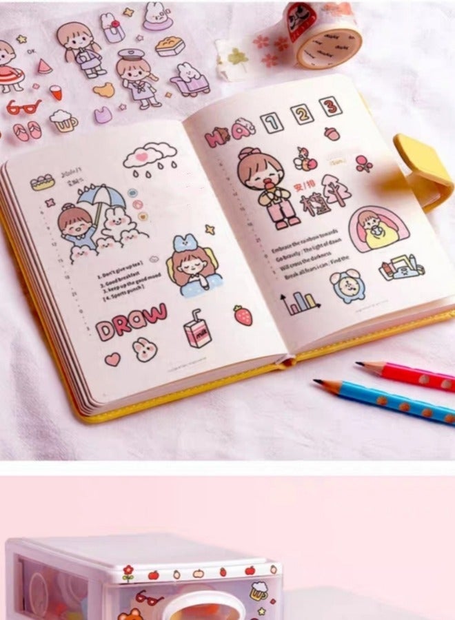100-pieces Waterproof Kids Sticker For Mug Tea Cup and Diary, DIY Arts Crafts, Album, Planners, Calendars and Notebook  - Image 5
