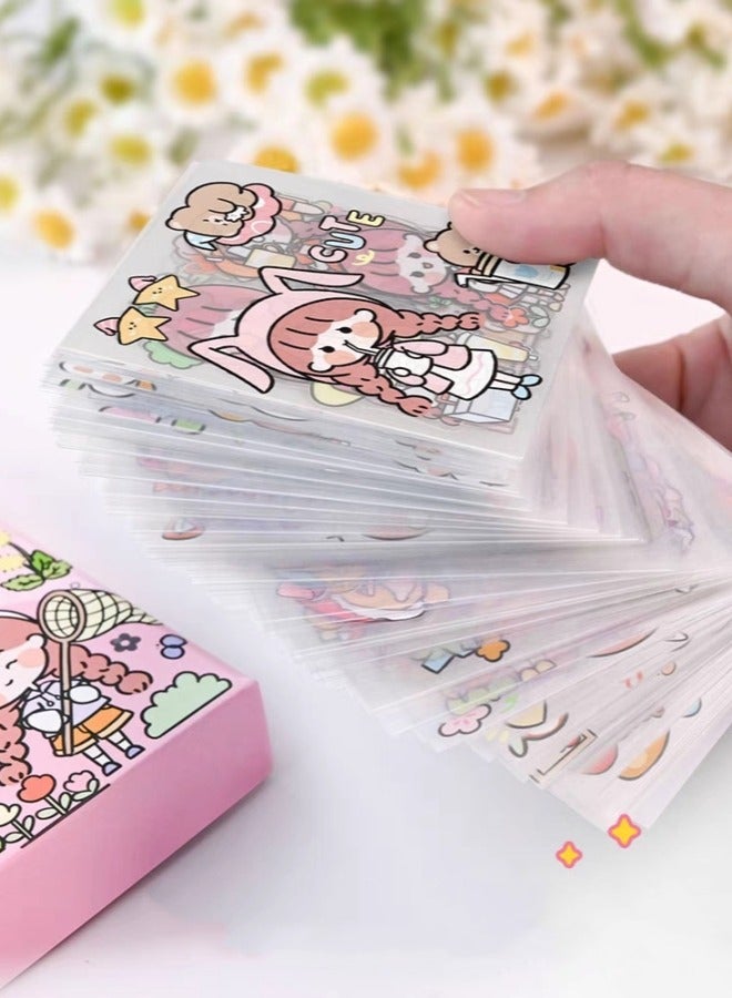 100-pieces Waterproof Kids Sticker For Mug Tea Cup and Diary, DIY Arts Crafts, Album, Planners, Calendars and Notebook  - Image 2