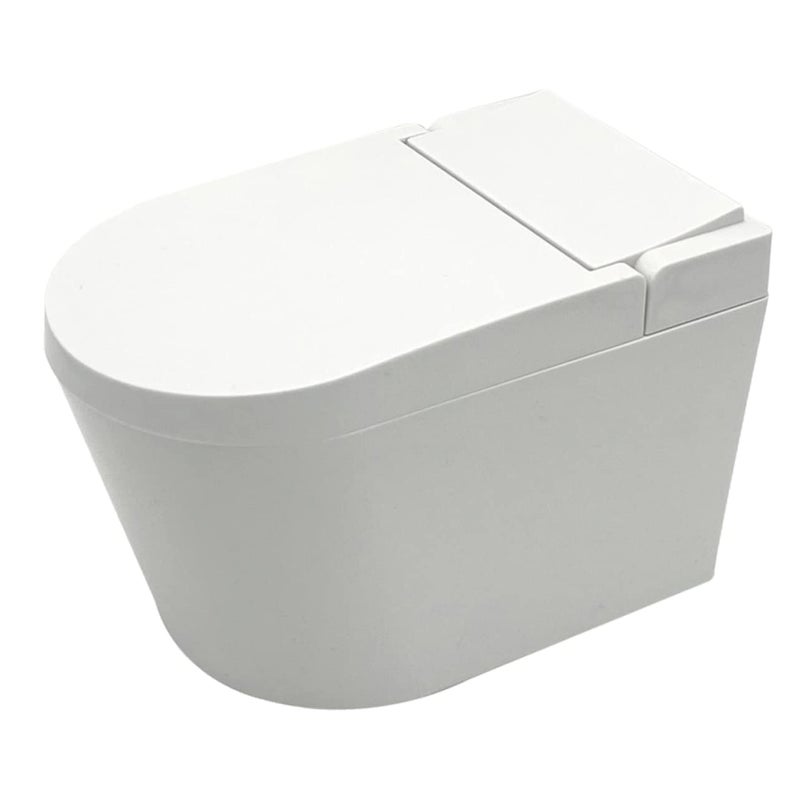 Windproof Wall Mounted Toilet Shaped Ashtray Adhesive Holder For Bathroom Office - Image 2