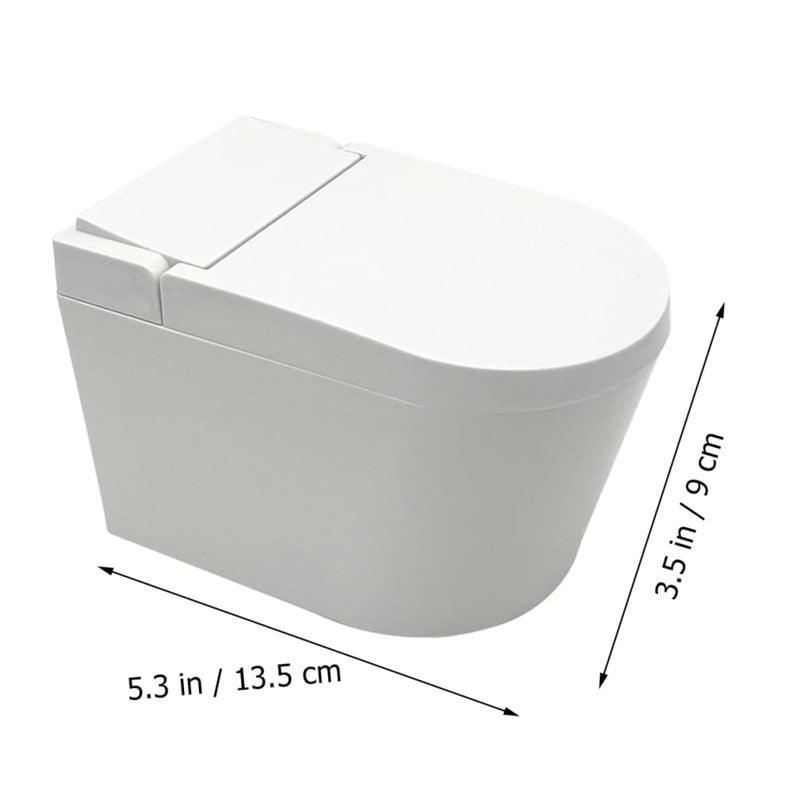 Windproof Wall Mounted Toilet Shaped Ashtray Adhesive Holder For Bathroom Office - Image 5