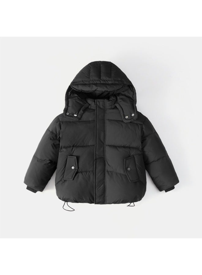 New Winter Style Men Women Kids Children's Thickened Hooded Warm Down Jacket Short Coat Outerwear