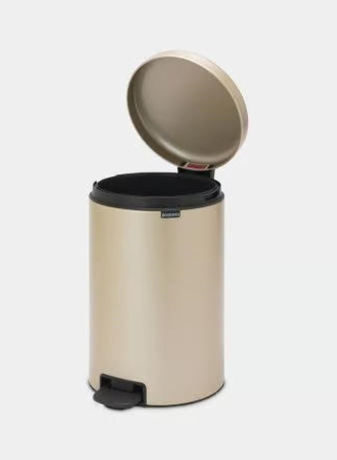 brabantia Newicon Pedal Bin 20 Liter Metallic Gold  - Image 2