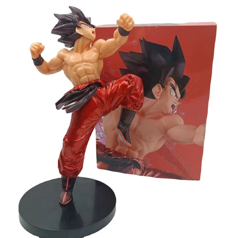 Dragon Ball Z Kaioken Goku Super Saiyan Action Figure PVC Model Statue - Image 3
