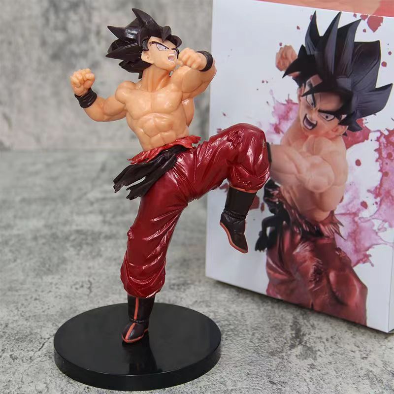 Dragon Ball Z Kaioken Goku Super Saiyan Action Figure PVC Model Statue - Image 1