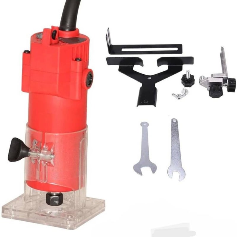 TOOLBUX TOOLBUX PROFESSIONAL LFT1310 Electric Wood Trimmer 6mm HighSpeed Rotary Tool with 350W Motor 30000 RPM 6mm Collet Capacity Ideal for Woodworking Shaping and Carving 3Month Warranty - Image 1
