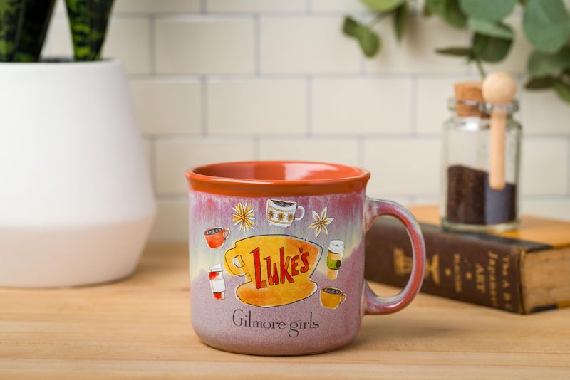 Silver Buffalo Gilmore Girls High Gloss Ceramic Camper Mug Featuring Luke's Diner Logo, 20 Ounces - Image 2
