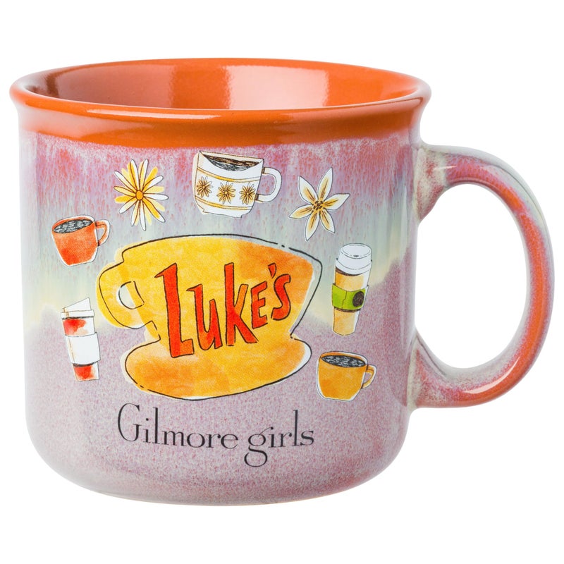 Silver Buffalo Gilmore Girls High Gloss Ceramic Camper Mug Featuring Luke's Diner Logo, 20 Ounces - Image 4