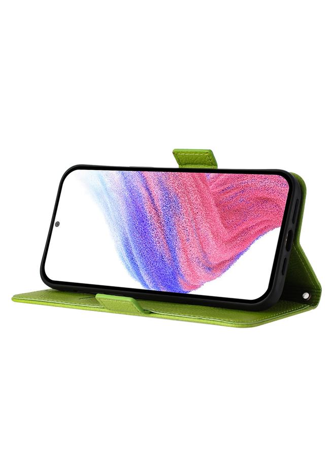 S-TOP Case For BLU View Speed 5G B1550VL Embossed Rose RFID Anti-theft Leather Phone Case - Image 3