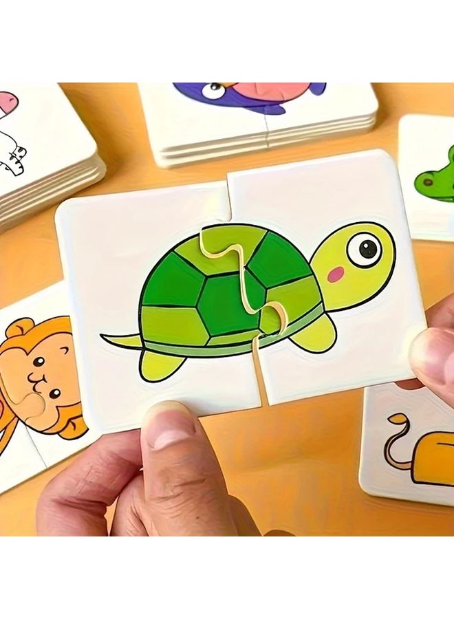 16 قطعة لعبة لغز تعليمية بموضوع وسائل النقل هدية تعليمية ممتعة للصغار - Image 4