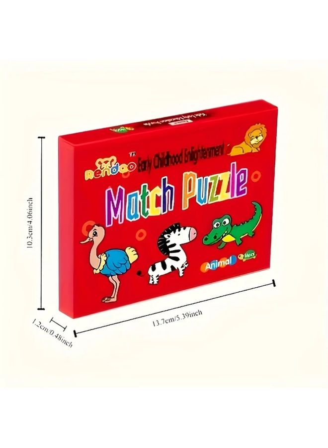 16 قطعة لعبة لغز تعليمية بموضوع وسائل النقل هدية تعليمية ممتعة للصغار - Image 3