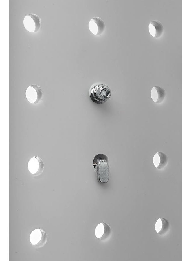 Triton Products 76666 DuraHook 9-Inch Wide with 3/4-Inch I.D. Zinc Plated Steel Multi-Ring Tool Holder for DuraBoard or 1/8 Inch and 1/4 Inch Pegboard, 2-Pack - Image 5