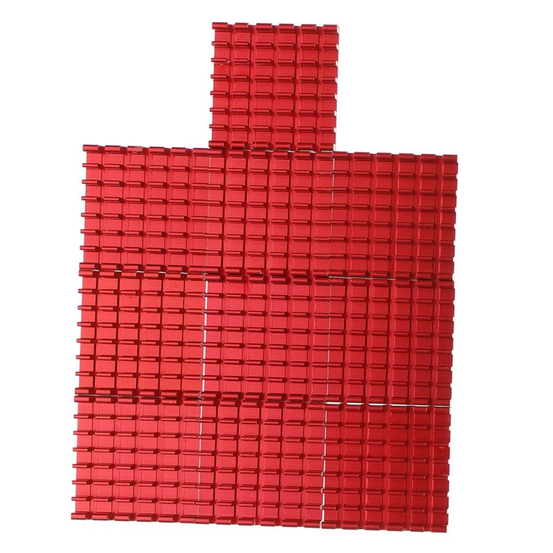 10pcs Red Aluminum Heat Sink for CPU IC Nvme Low Profile Module - Image 2