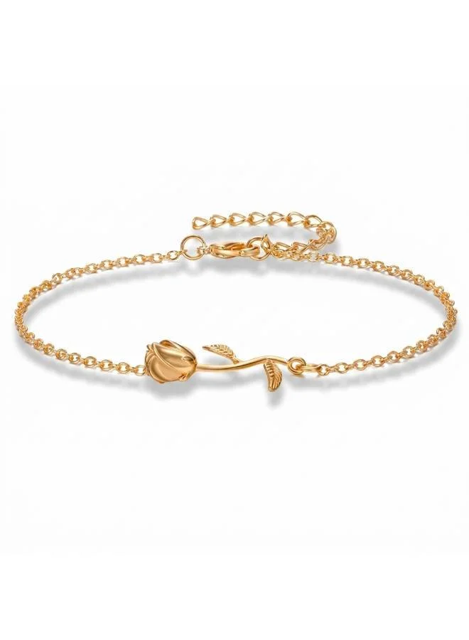 Rovaux Rose Anklet