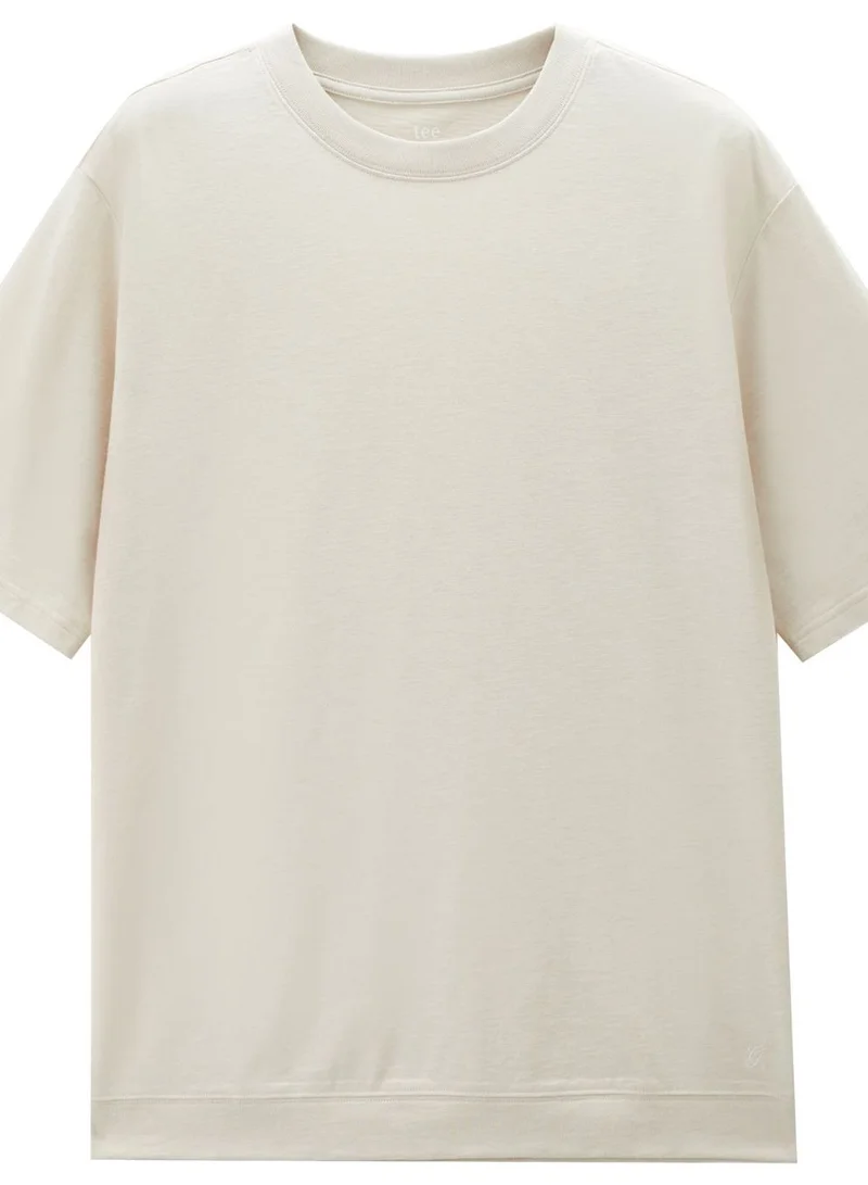 Giordano  Men Regular Cotton Linen Blend Tee for Men | Best Price UAE