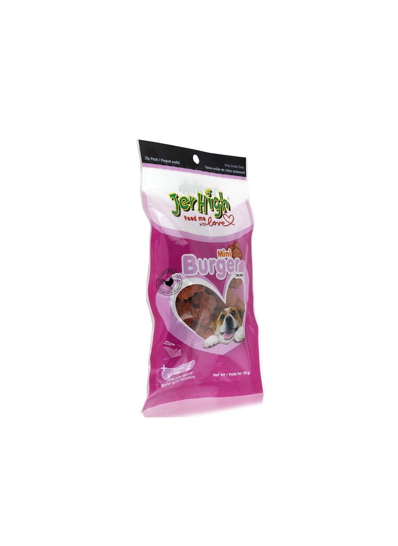 Jerhigh - JerHigh Mini Burger Stick Adult Dog Food Chicken Flavor - Image 1