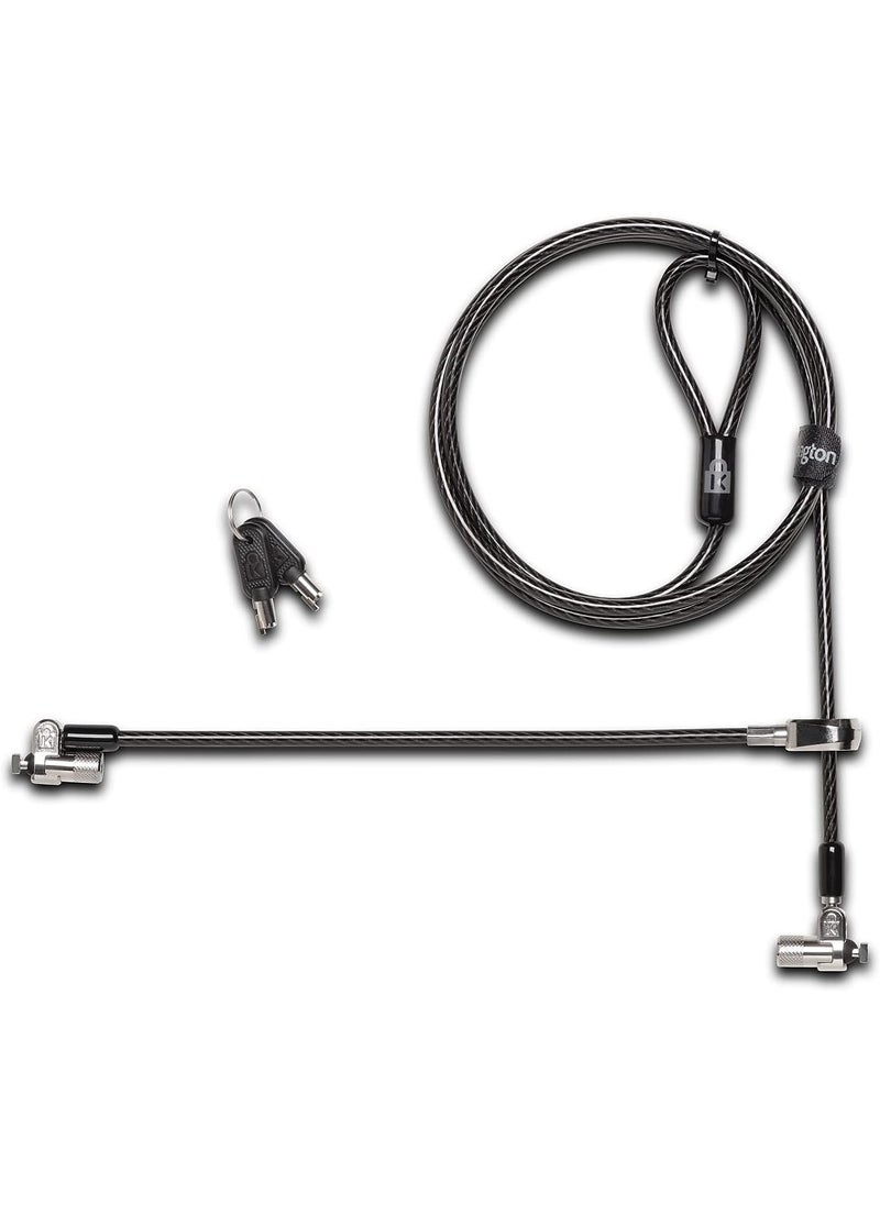 Kensington Kensington MicroSaver 20 Keyed Twin Cable Lock for Laptops  Other Devices K65048WW  - Image 2