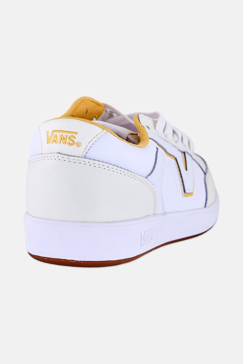 VANS Men Lowland Cc Lace Up Training Shoes, White - Image 3