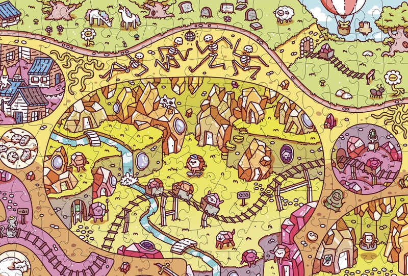 Magic Puzzle Company The Crystal Caves â€¢ 1000 Piece Jigsaw Puzzle from The Magic Puzzle Company â€¢ Series Two - Image 3