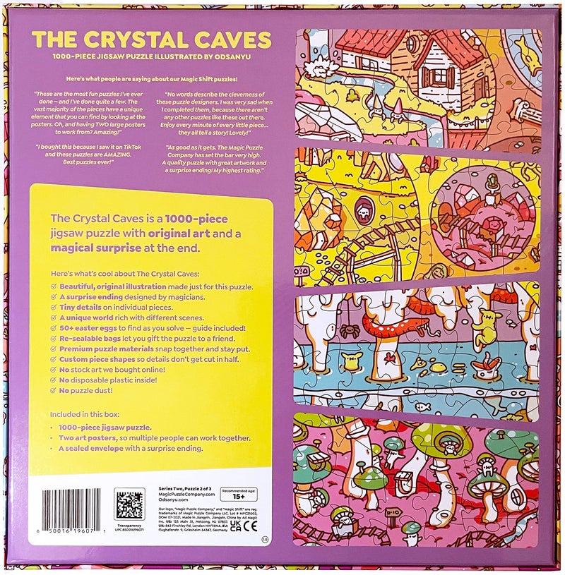 Magic Puzzle Company The Crystal Caves â€¢ 1000 Piece Jigsaw Puzzle from The Magic Puzzle Company â€¢ Series Two - Image 2