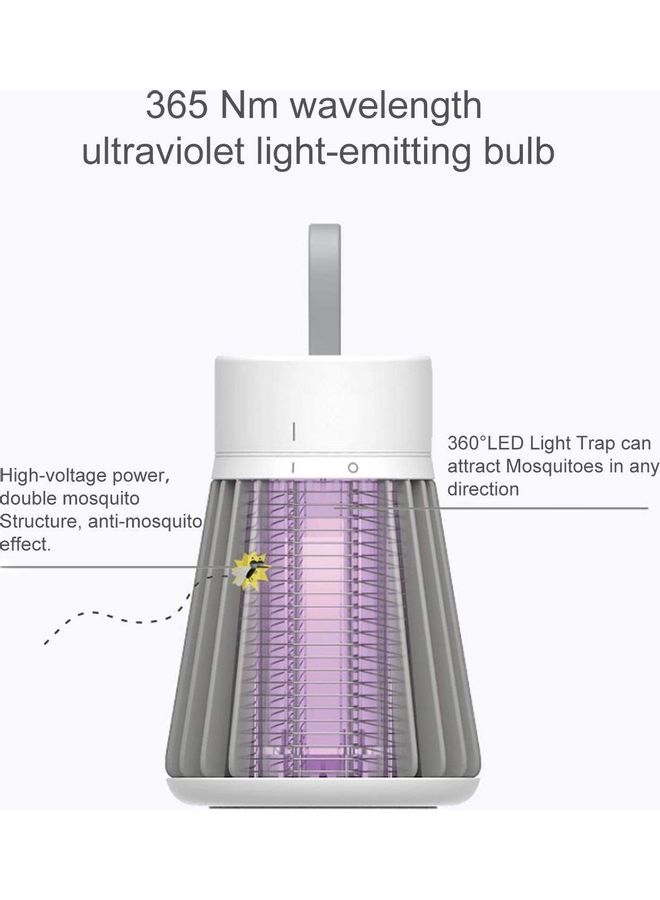 NIBEMINENT Electric Mosquito Killer White/Black - Image 2