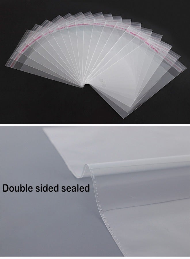 ZCM-HAPPY 200 Piece of Transparent Plastic Cellophane Bags for Packaging, Storing and Travel (25x35cm)  - Image 2