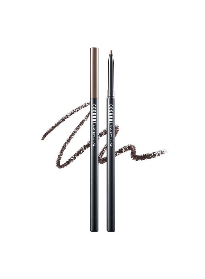 COSNORI Slim Eyebrow Pencil 01 Brownie - 2mm Micro-Fine Pencil Brow with Brush, Natural-Looking Brows, Long Lasting & Waterproof, Micro-Slim, Soft drawing, 0.005oz (0.13g) - Image 1