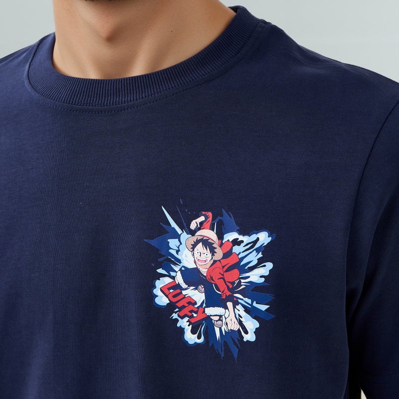 سبلاش فيڤ تيشيرت بطبعة لوفي - Image 4