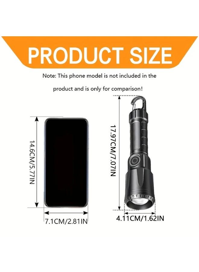 2pcs UV Flashlight USB Rechargeable Black Light For Pet Urine Scorpion Hunting - Image 4